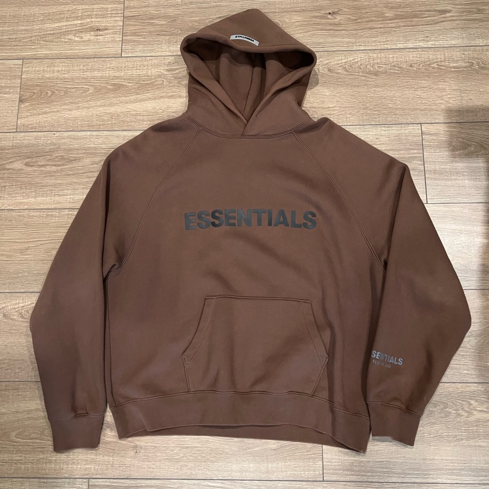 Fear of God Brown Essentials x SSENSE Hoodie